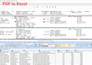 convert pdf to excel and pdf to word